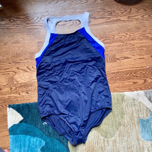 Lands End Sport One Piece Bathing Suit - Picture 2 of 10